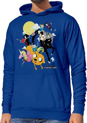 WARNER BROS Adventure Time Group Hooded Sweatshirt Adult and Kids Sized Pullover Hoodie in Saudi Arabia