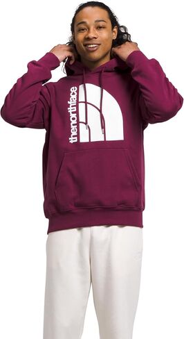 THE NORTH FACE Men's Jumbo Half Dome Hoodie, Coal Brown/TNF White, Large in Saudi Arabia