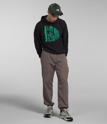 THE NORTH FACE Men's Jumbo Half Dome Hoodie, Coal Brown/TNF White, Large in Saudi Arabia