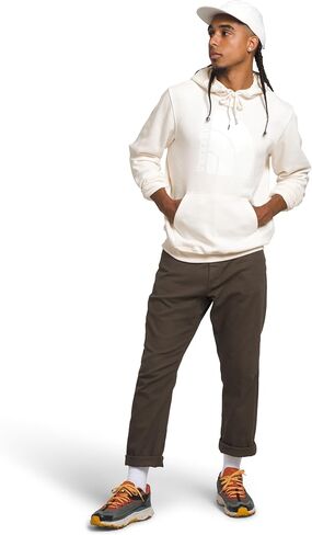 THE NORTH FACE Men's Jumbo Half Dome Hoodie, Coal Brown/TNF White, Large in Saudi Arabia