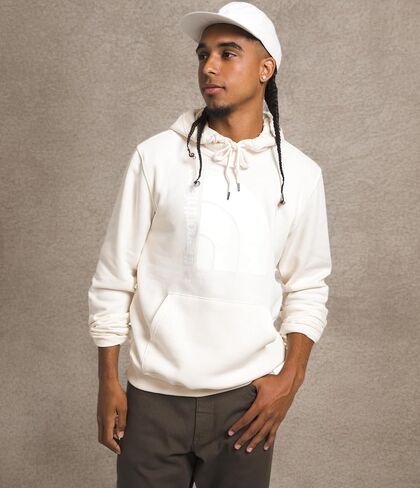 THE NORTH FACE Men's Jumbo Half Dome Hoodie, Coal Brown/TNF White, Large in Saudi Arabia