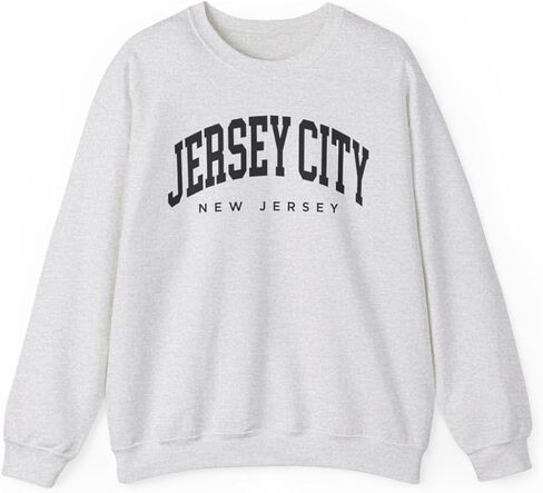 Jersey City New Jersey Adult Unisex Crewneck Sweatshirt in Saudi Arabia