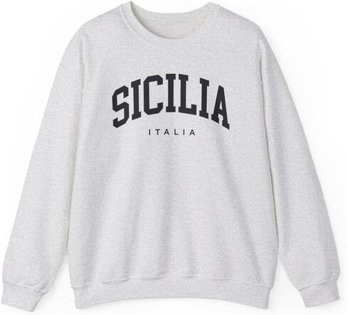 Sicily Italy Adult Unisex Crewneck Sweatshirt in Kuwait