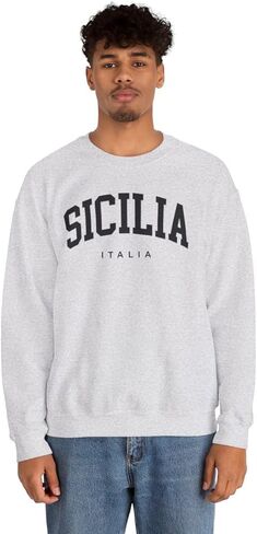 Sicily Italy Adult Unisex Crewneck Sweatshirt in Kuwait