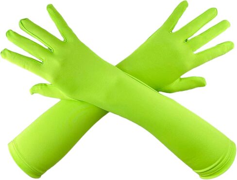 قفازات أزياء دنة للنساء والرجال 15 "طول الكوع قفازات حفلات كوزبلاي هالوين in Kuwait