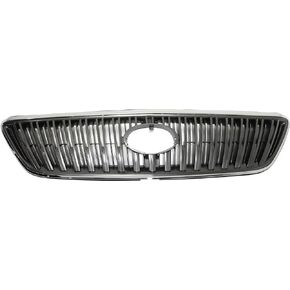 Garage-Pro Grille Assembly Compatible with Lexus RX330 2004-2006, RX350 2007, Base Model, Chrome Shell with Painted Dark Gray Insert, Japan Built Vehicle in Saudi Arabia