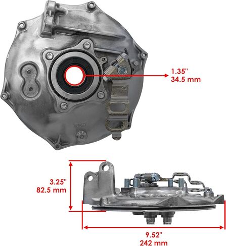 Caltric 43010-HN2-000 لوحة الفرامل الخلفية متوافقة مع Honda Foreman Rubicon 500 TRX500FA 2001-2014 / FOREMAN 500 TRX500 2005-2013 in Kuwait
