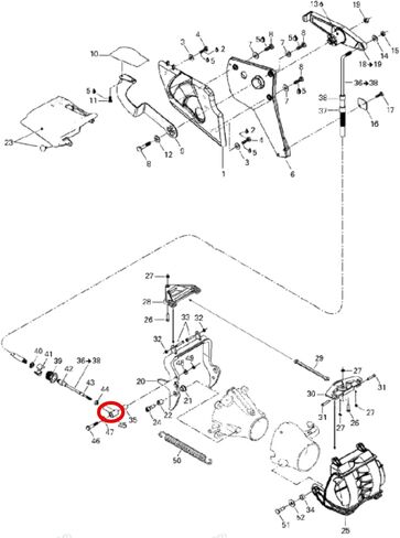 Sea-Doo New OEM OEM reverse Consish ، 277001204 in Kuwait