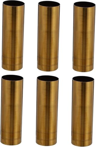 Lifekome 6pcs الأكمام مصباح الثريا يغطي أغطية مقبس الشموع لإضاءة الإضاءة المقاومة للحرارة سهلة تثبيت إكسسوارات الثريا الأنيقة in Saudi Arabia