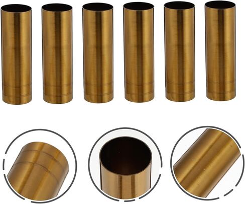 Lifekome 6pcs الأكمام مصباح الثريا يغطي أغطية مقبس الشموع لإضاءة الإضاءة المقاومة للحرارة سهلة تثبيت إكسسوارات الثريا الأنيقة in Saudi Arabia