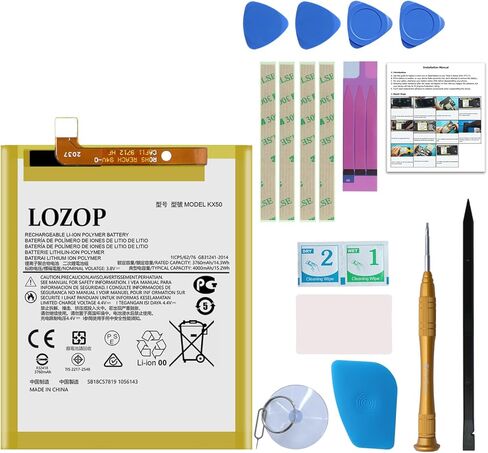 for Moto G Stylus 2021 Battery Replacement, Replacement Battery for Moto G Stylus 2021 Model XT2115 All Carriers with Repair Tools Kit and User Manual in Kuwait