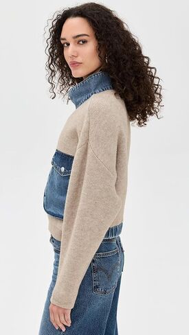 [BLANKNYC] womens Glow Up Sweater Bomber Jacket in Saudi Arabia