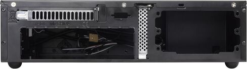 SilverStone Technology Milo Series Aluminum / Steel Micro-ATX Media Center / HTPC Case, Black (ML03B) in Saudi Arabia