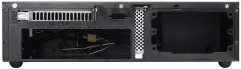 SilverStone Technology Milo Series Aluminum / Steel Micro-ATX Media Center / HTPC Case, Black (ML03B) in Saudi Arabia
