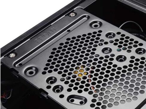 SilverStone Technology Milo Series Aluminum / Steel Micro-ATX Media Center / HTPC Case, Black (ML03B) in Saudi Arabia