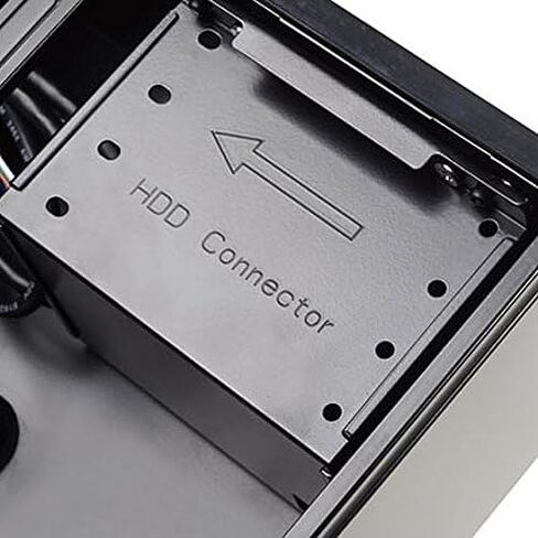 SilverStone Technology Milo Series Aluminum / Steel Micro-ATX Media Center / HTPC Case, Black (ML03B) in Saudi Arabia