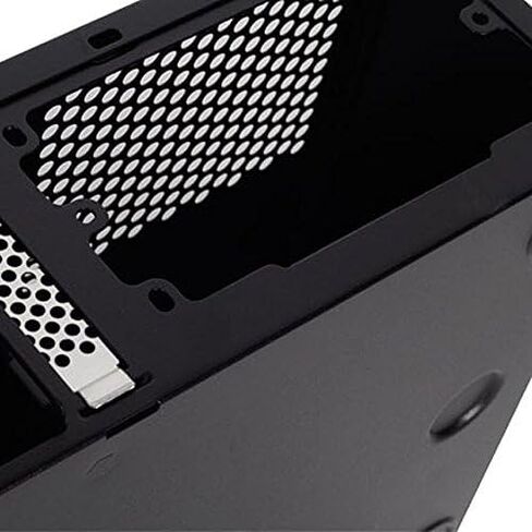 SilverStone Technology Milo Series Aluminum / Steel Micro-ATX Media Center / HTPC Case, Black (ML03B) in Saudi Arabia