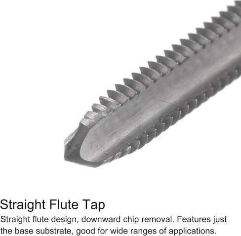 Tap & Bit Sets, 11/64-40 UN 2B Straight Flute Machine Thread Milling Tap, 3.7mm M35 Cobalt High Speed Steel (HSS-CO) Twist Drill Bit in Saudi Arabia