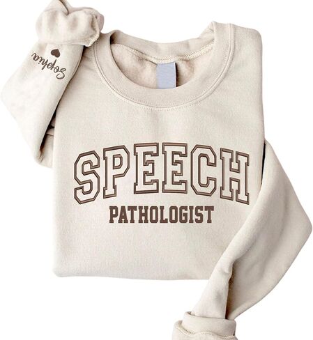 Custom Job Embroidered Sweatshirt, Job Roles Sweatshirt, Graduation Gifts, Nurse, Doctor, Editor, Lawyer, Professors in Saudi Arabia