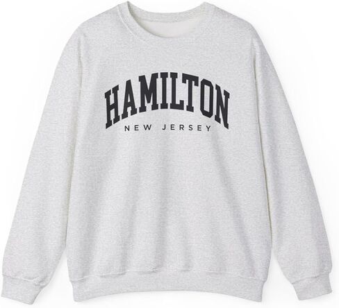 Hamilton New Jersey Adult Unisex Crewneck Sweatshirt in Saudi Arabia