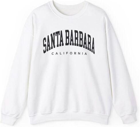 Santa Barbara California Adult Unisex Crewneck Sweatshirt in Saudi Arabia