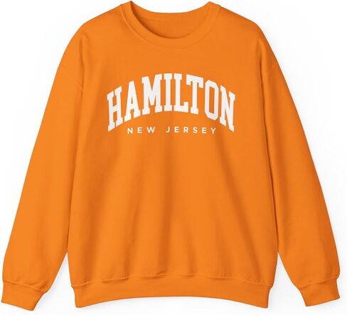 Hamilton New Jersey Adult Unisex Crewneck Sweatshirt in Saudi Arabia