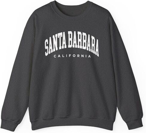 Santa Barbara California Adult Unisex Crewneck Sweatshirt in Saudi Arabia