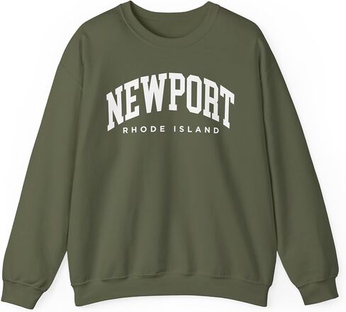 Newport Rhode Island Adult Unisex Crewneck Sweatshirt in Saudi Arabia