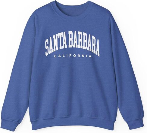 Santa Barbara California Adult Unisex Crewneck Sweatshirt in Saudi Arabia