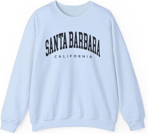 Santa Barbara California Adult Unisex Crewneck Sweatshirt in Saudi Arabia