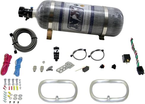 Nitrous Express - Dual Ntercooler Ring System (2-6 x 6 Rings) w/Composite Bottle (22200-12) in Saudi Arabia