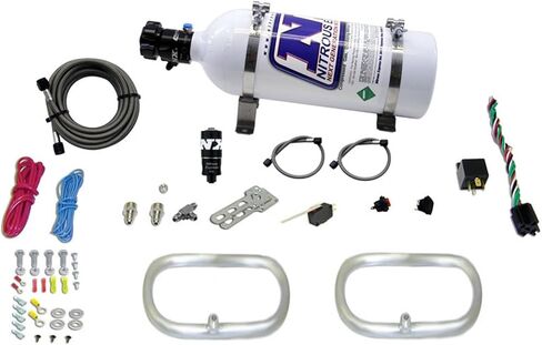 Nitrous Express 22200-05 Dual N-tercooler Ring System with Two 6" Aluminum Rings with 5 lbs. Bottle in Saudi Arabia