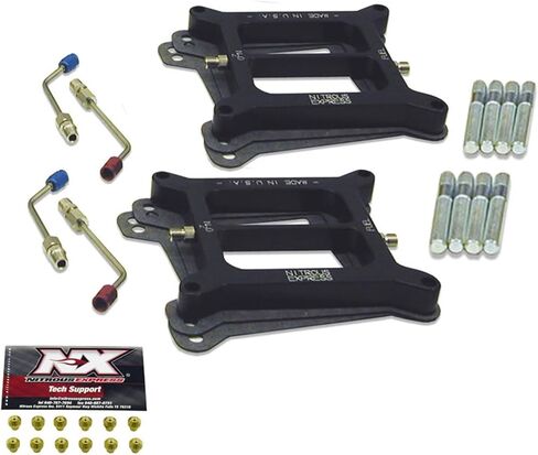 Nitrous Express NX5024 100-500 WHP Dual 4150 Pro Power Plate Conversion Kit in Saudi Arabia