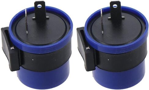 BYOBYO 2PCS DC 6-12V 2 PIN POTARCED SPORTER SLAY ، مؤشر إشارة الدوران ، ترحيل الفلاش الإلكترونية LED لـ DC 6V إلى DC 12V للدراجات النارية in Saudi Arabia