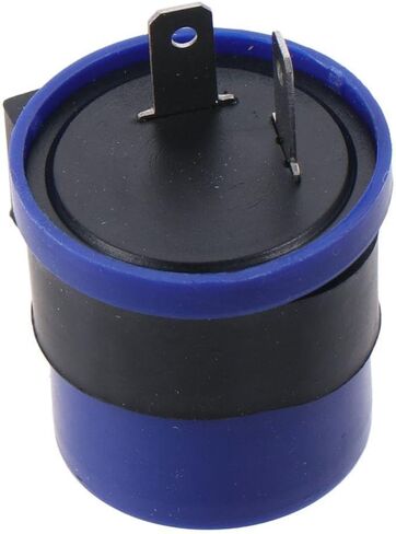 BYOBYO 2PCS DC 6-12V 2 PIN POTARCED SPORTER SLAY ، مؤشر إشارة الدوران ، ترحيل الفلاش الإلكترونية LED لـ DC 6V إلى DC 12V للدراجات النارية in Saudi Arabia