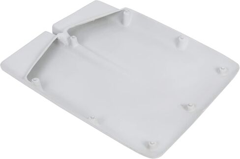 ECOTRIC Hood Scoop Compatible with 1970-1976 Plymouth Duster 340 A-Body Front Fiberglass Hood Scoop Molding Trim Bezel White in Saudi Arabia