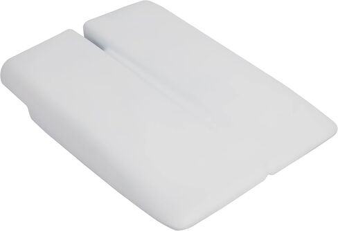 ECOTRIC Hood Scoop Compatible with 1970-1976 Plymouth Duster 340 A-Body Front Fiberglass Hood Scoop Molding Trim Bezel White in Saudi Arabia