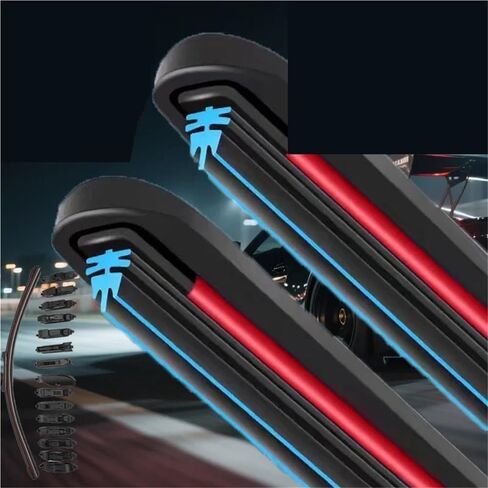 Compatible for BMW 5 Series E39 1996 1997 1998 1999 2000 2001 2003 Car Wiper Blades Front Window Windshield Windscreen Rubber Strip Refill in Saudi Arabia