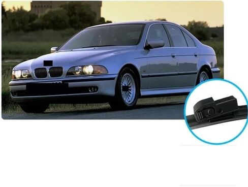 Compatible for BMW 5 Series E39 1996 1997 1998 1999 2000 2001 2003 Car Wiper Blades Front Window Windshield Windscreen Rubber Strip Refill in Saudi Arabia