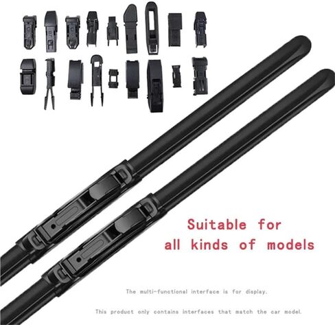 Compatible for BMW 5 Series E39 1996 1997 1998 1999 2000 2001 2003 Car Wiper Blades Front Window Windshield Windscreen Rubber Strip Refill in Saudi Arabia