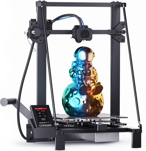 LGT Longer LK5 Pro 3D Printer Upgraded with Dual Blower Kit, Large Print Size 11.8"x11.8"x15.7"(300x300x400mm), Open Source, Removable Lattice Glass Platform, Diagonal Rod and Resume Printing, DIY in Kuwait