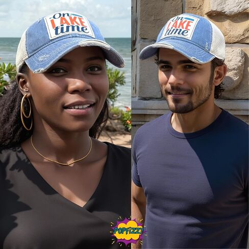 Popfizzy Funny Trucker Hats for Women and Men, Adult Humor Caps, Birthday Gifts for Men and Women, Distressed Baseball Cap in Saudi Arabia