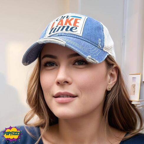 Popfizzy Funny Trucker Hats for Women and Men, Adult Humor Caps, Birthday Gifts for Men and Women, Distressed Baseball Cap in Saudi Arabia