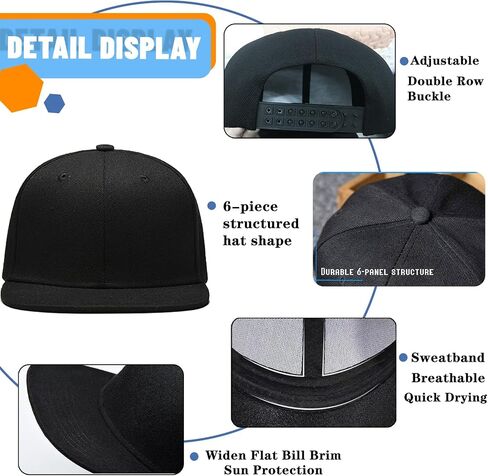 Flat Bill Hats for Men Embroidery Mens Snapback Hats Flat Brim Snap Back Skeleton Skull Hat in Saudi Arabia