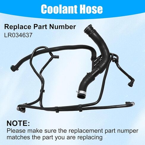 GXARTS Upper Supercharger Coolant Hose LR034637 Compatible with Land Rover Range Rover Sport 2014 2015 2016 2017 2018 2019 2020 2021 2022 in Saudi Arabia