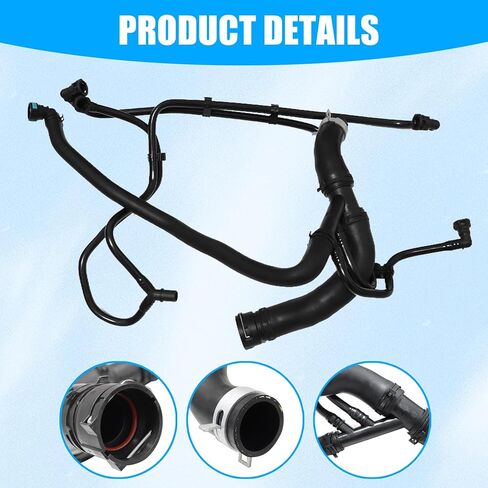 GXARTS Upper Supercharger Coolant Hose LR034637 Compatible with Land Rover Range Rover Sport 2014 2015 2016 2017 2018 2019 2020 2021 2022 in Saudi Arabia