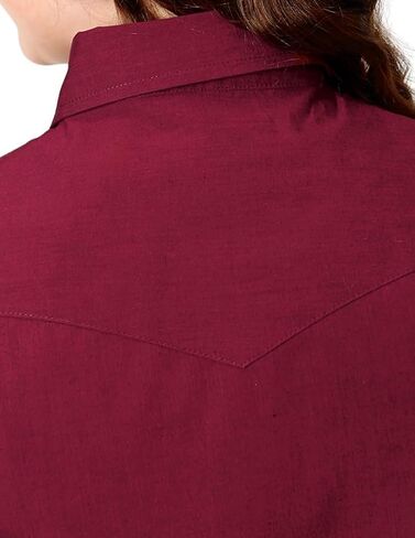 Roper Western Shirt Girls L/S Solid Snap Wine 03-080-0265-0706 WI in Kuwait