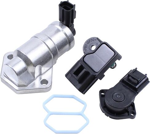 MOTOKU Fuel Injection Idle Air Control Valve and MAP Manifold Absolute Pressure TPS Throttle Position Sensor Kit for Ford Ranger 2001-2011,Focus 2003-200 for Mazda B2300 2001-2010 in Saudi Arabia
