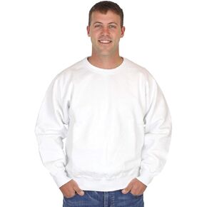 CottonMill Men's 100% Cotton Crew Sweatshirt - Heavyweight Cotton in Saudi Arabia