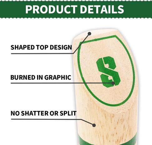 Wooden Throwing Game Set, Numbered Block Toss Games with 1 x Scoreboard,12 x Premium Rubber Wood Pins & 1 x Dowel, Outdoor Backyard Lawn Bowling Yard Game for Kids, Adults & Family in Saudi Arabia